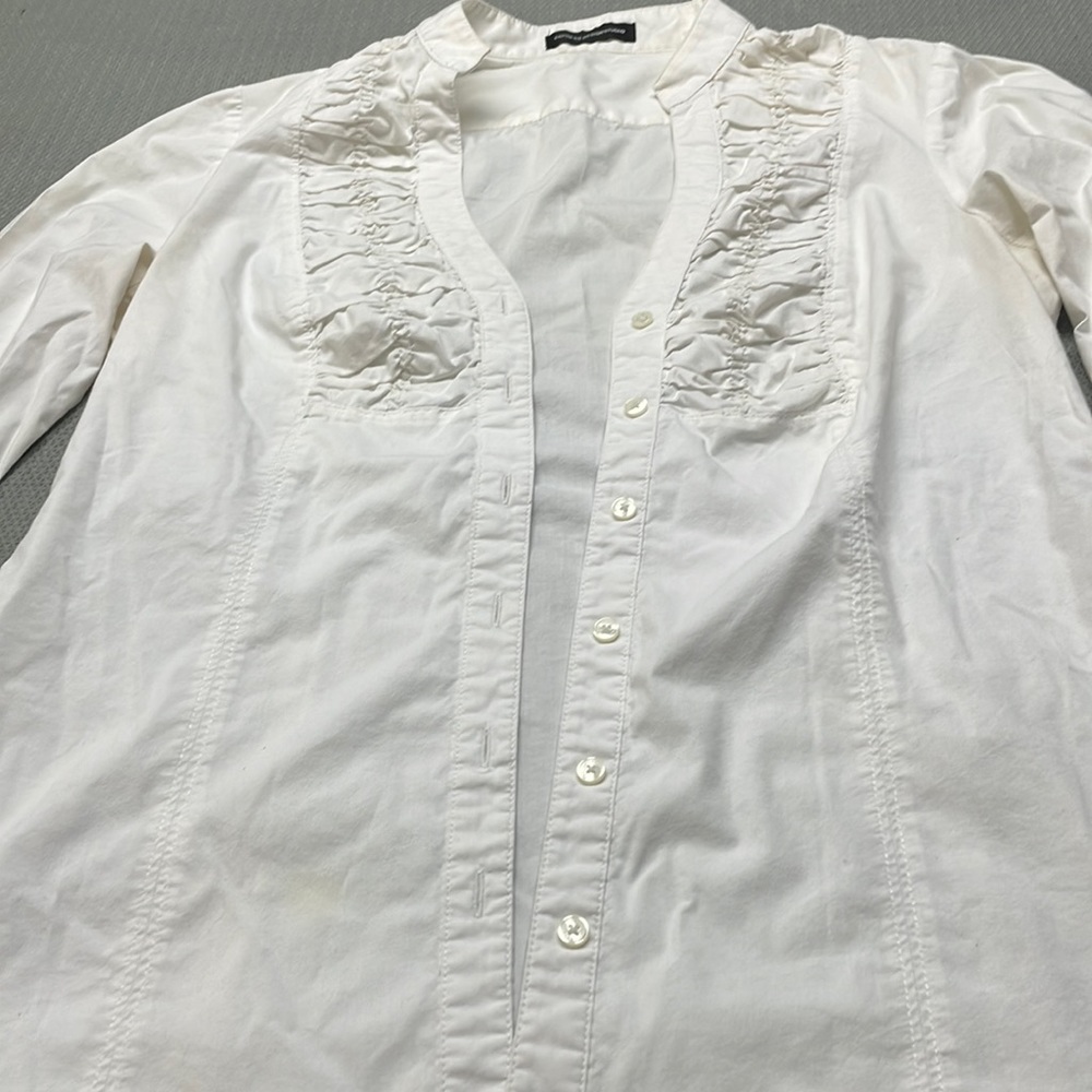 Express long Sleeve rushed top blouse